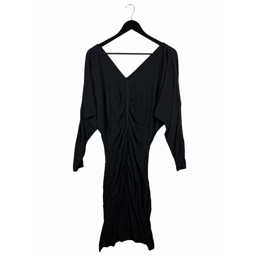 Amanda Wakeley Ruched Jersey Dress Made in France, 100%‎ Viscose Women's Sz 14